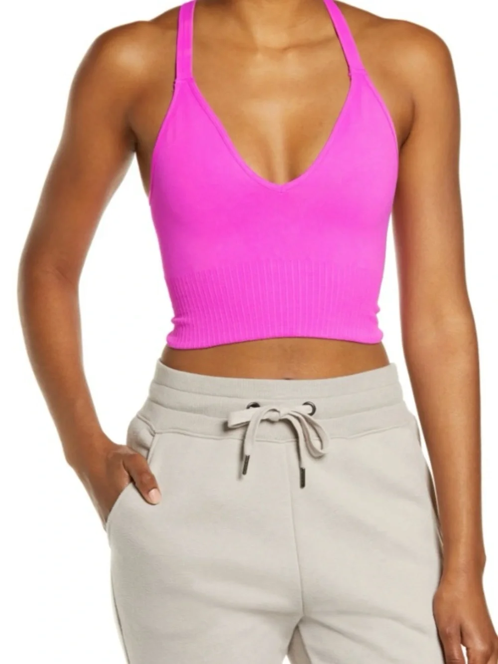 GOOD KARMA CROP TANK/BRA VARIETY RESERVED - Picture 10 of 15